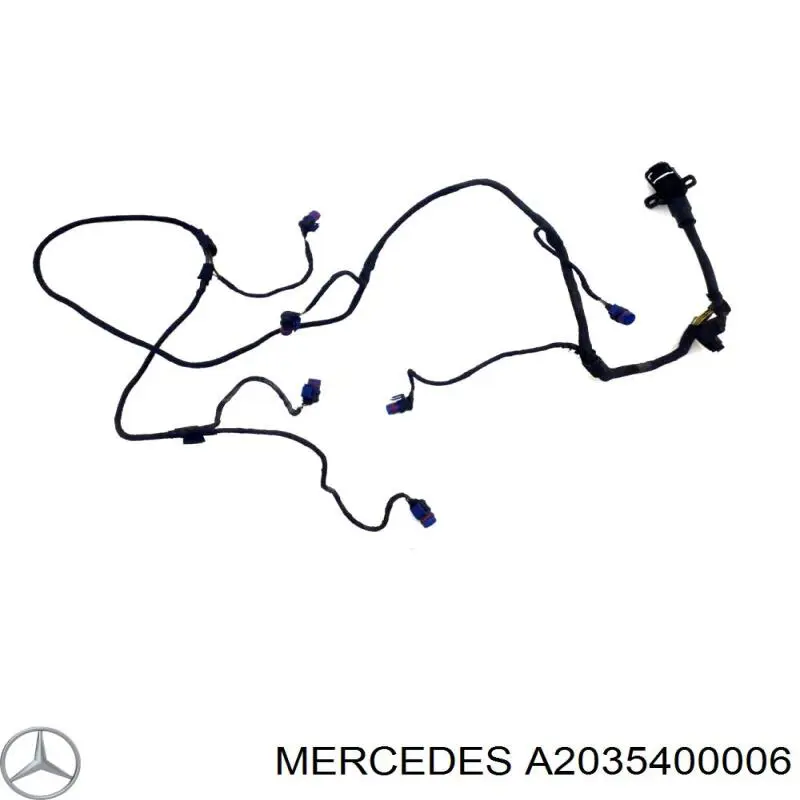 A2035400006 Mercedes Кабель/дріт парктроника бампера, переднього