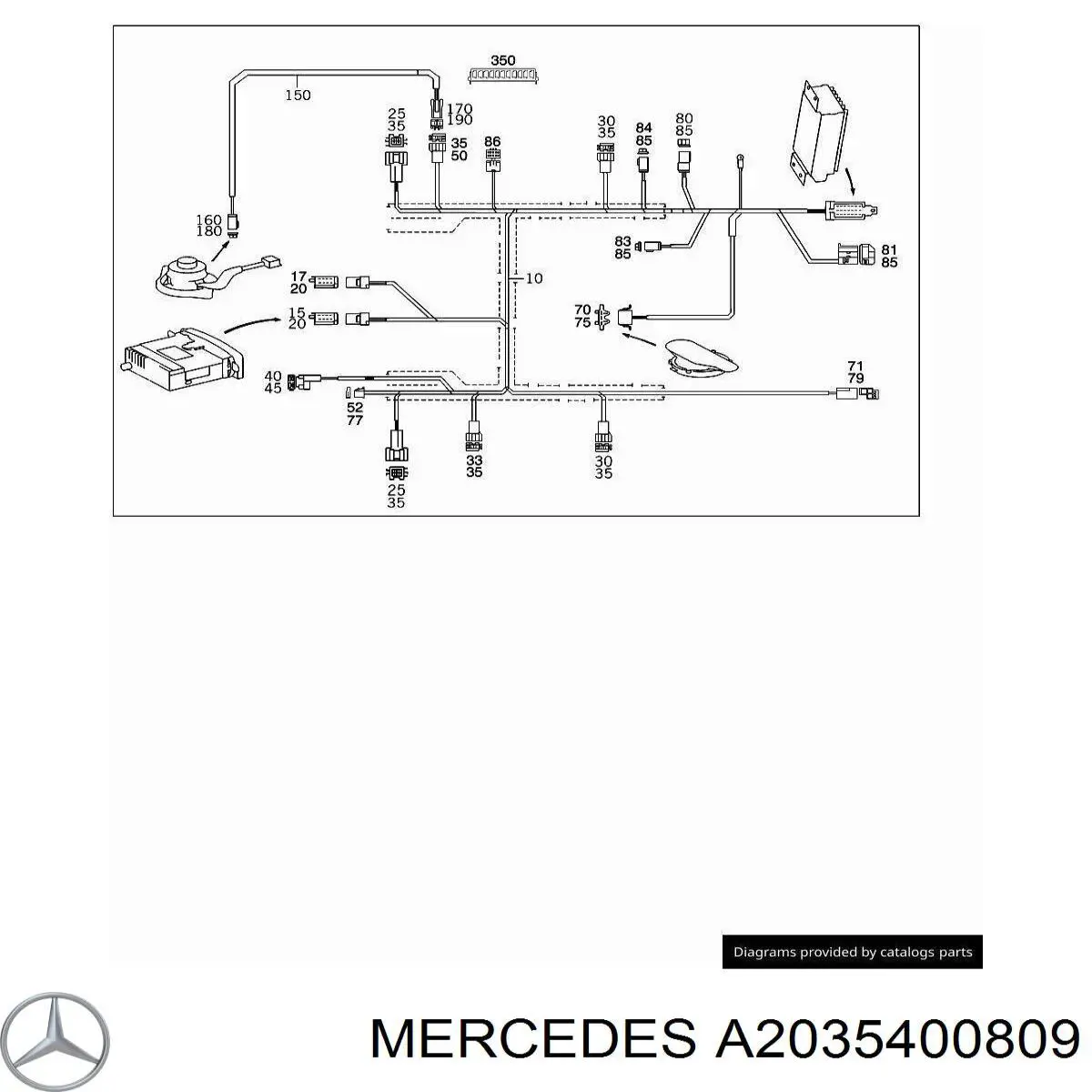 A2035400809 Mercedes 