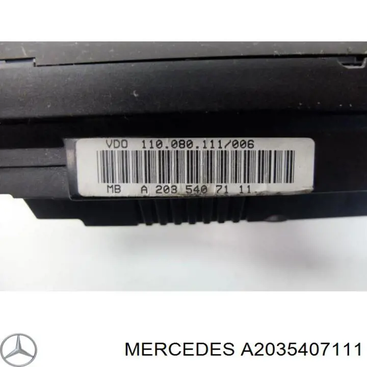 A2035407111 Mercedes приладова дошка-щиток приладів