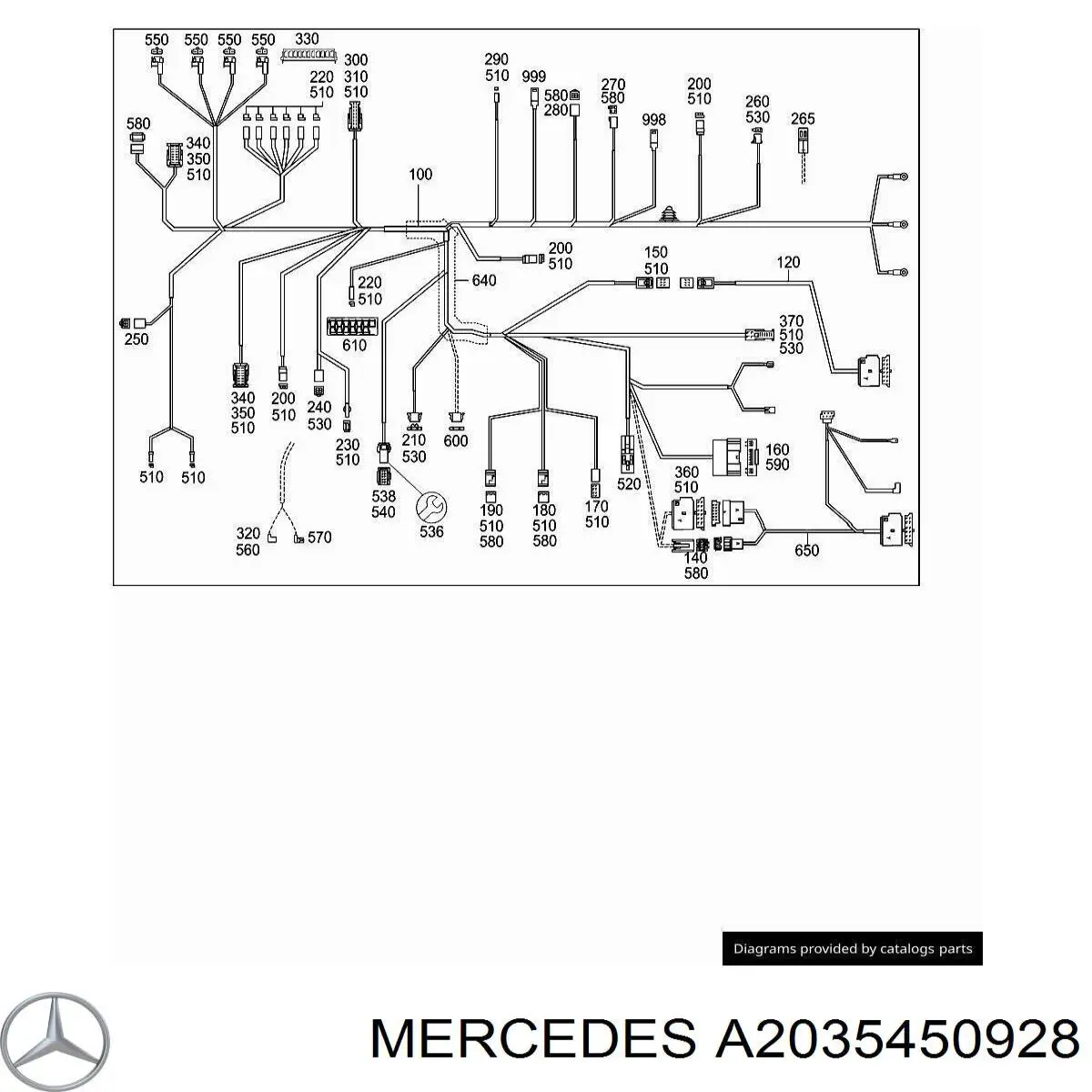 A2035450928 Mercedes 