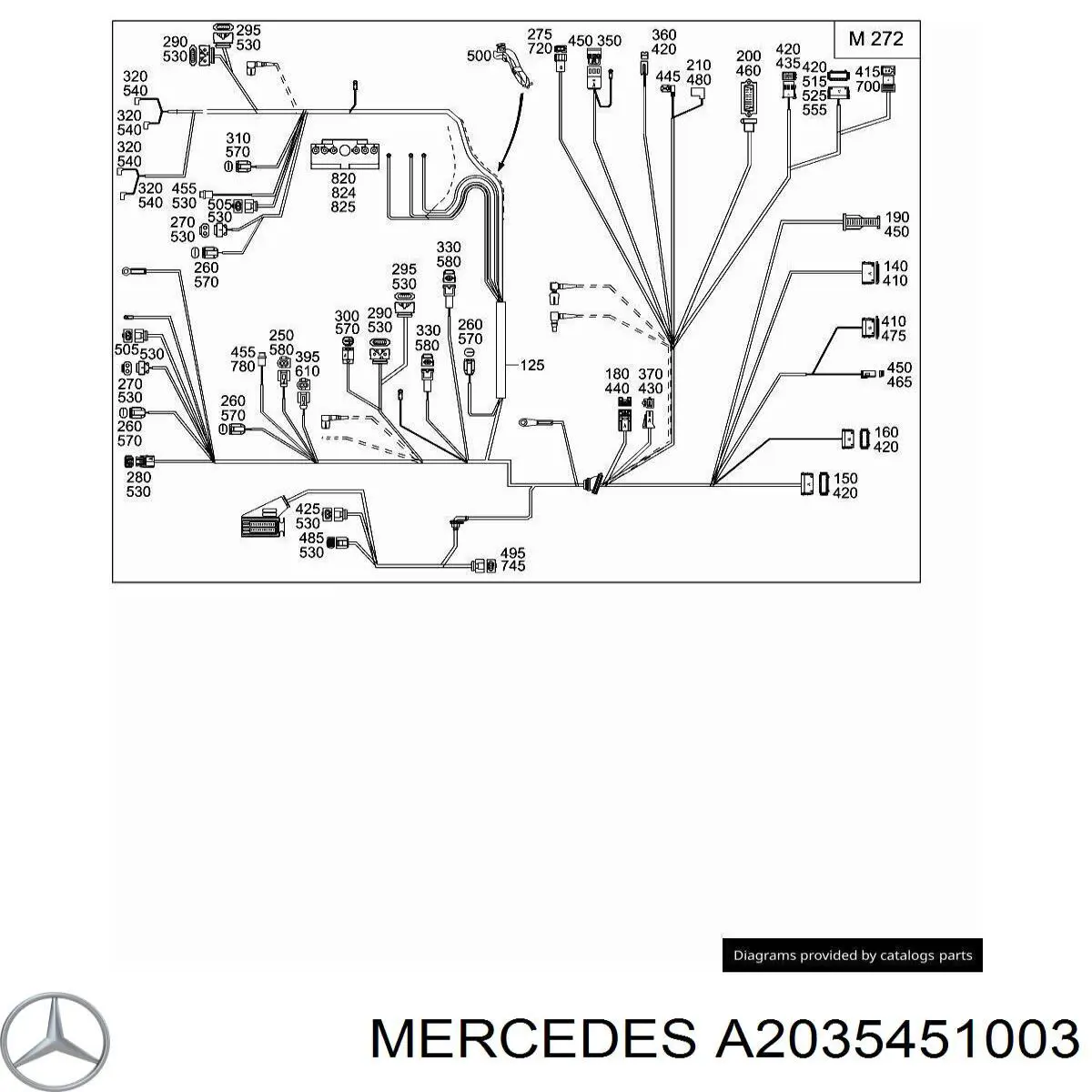  Mercedes A2035451003 ціна, від 6.33 USD