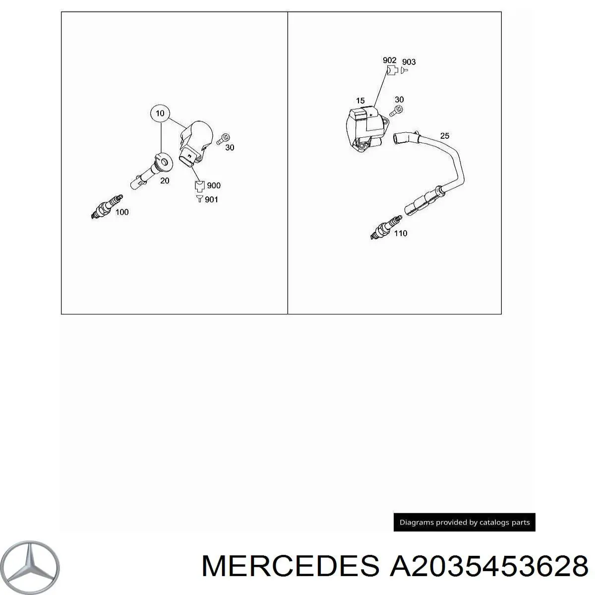 A2035453628 Mercedes 