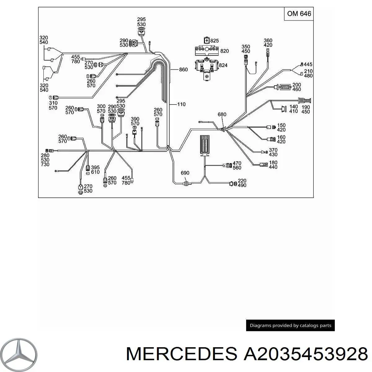  A2035450528 Mercedes