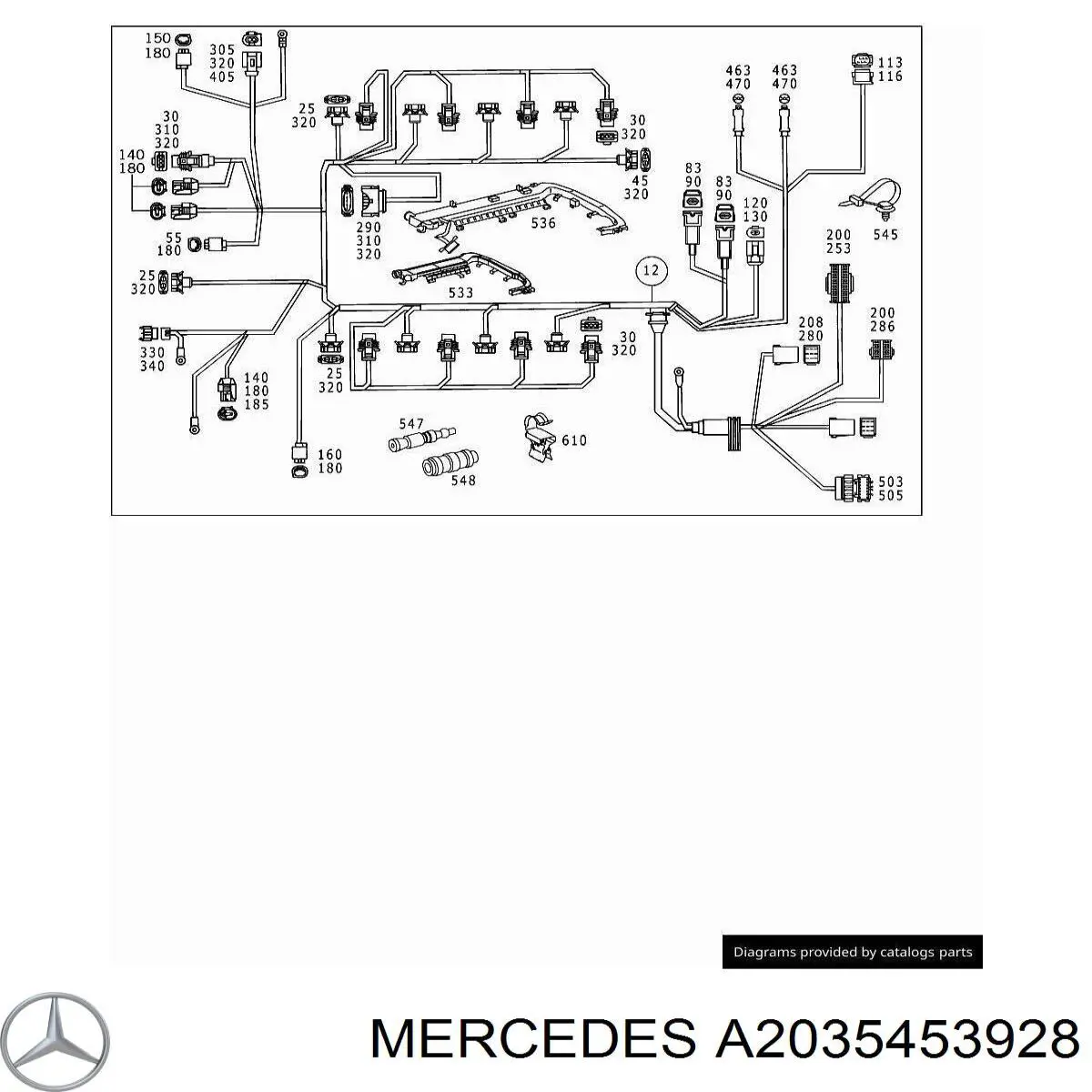 A2035450528 Mercedes 