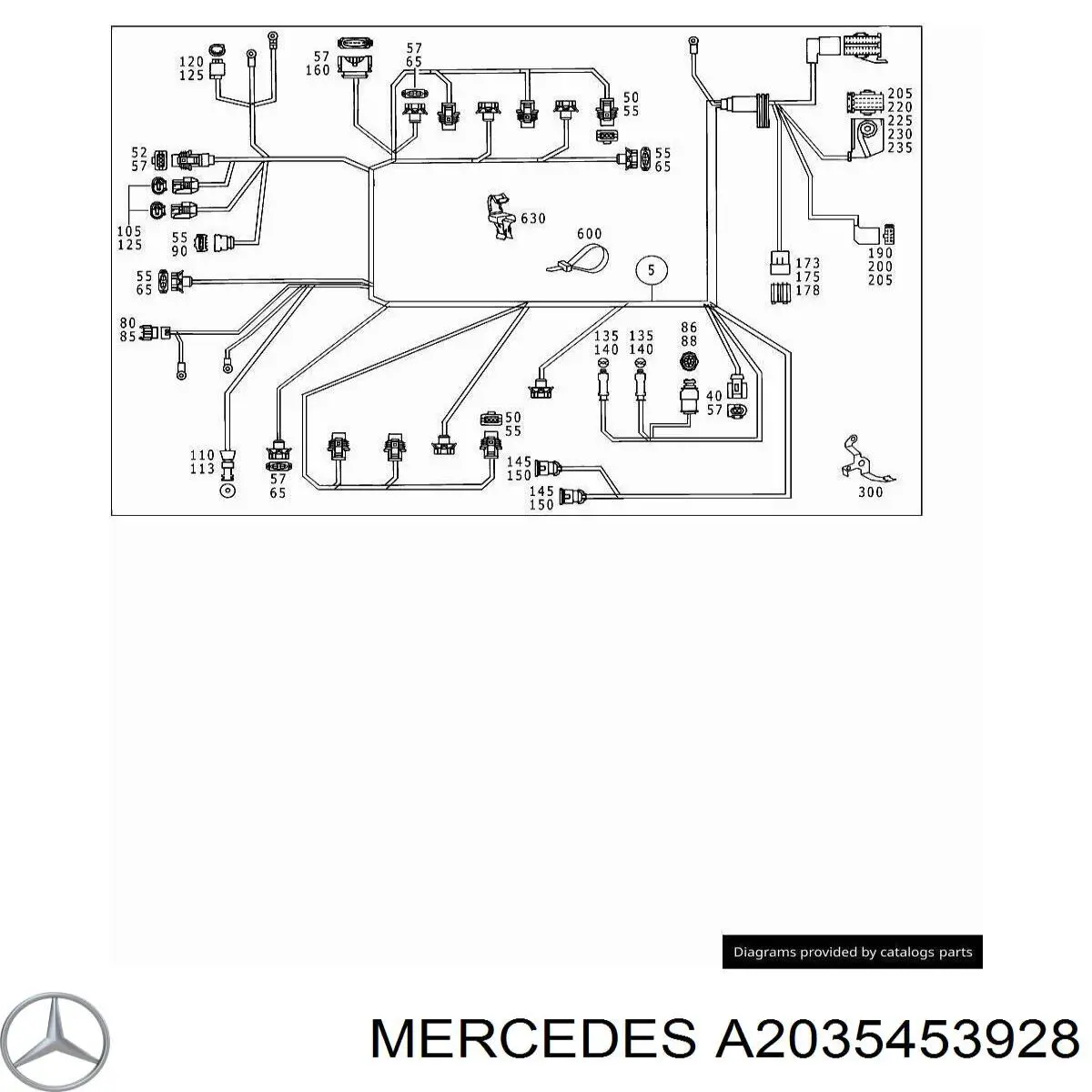  Mercedes A2035450528 ціна, від 1.27 USD