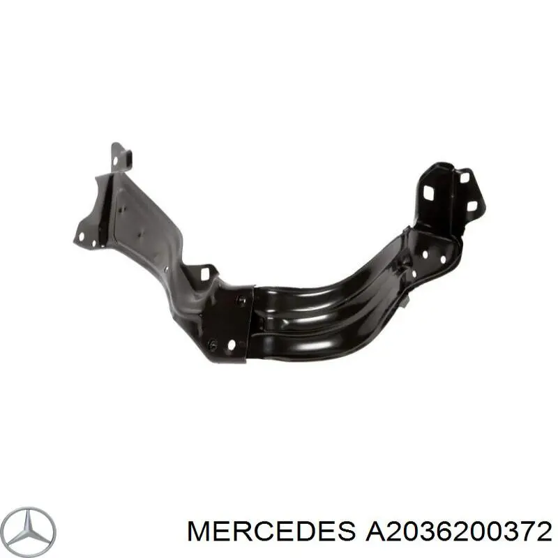 A2036200372 Mercedes супорт радіатора лівий/монтажна панель кріплення фар