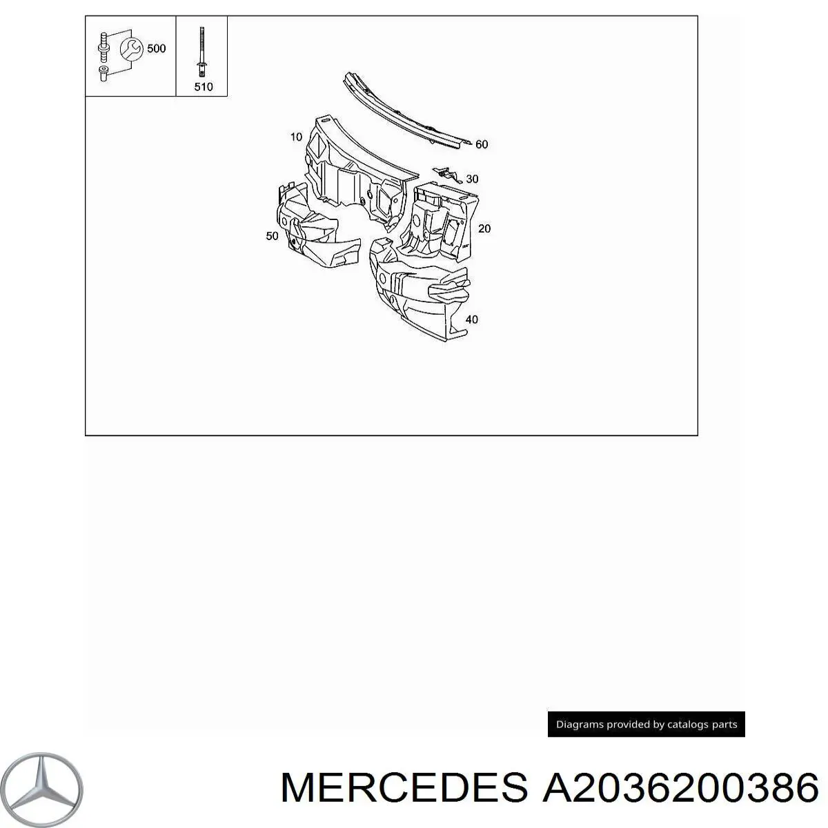 A2036200386 Mercedes 