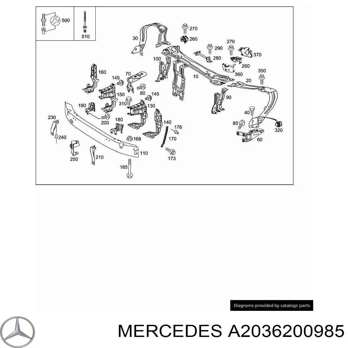  A2036200985 Mercedes