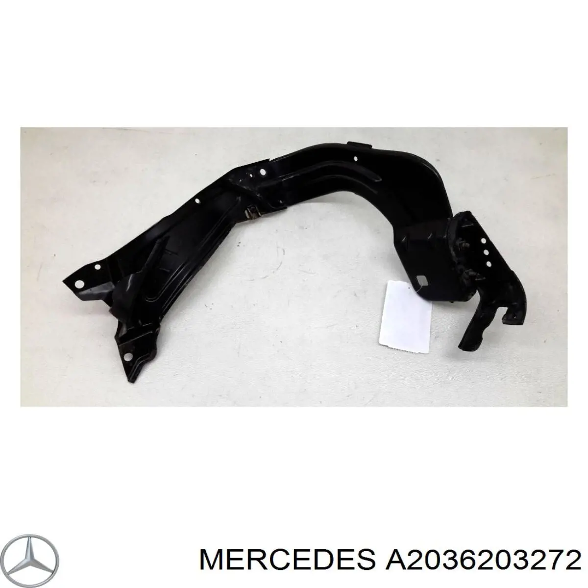 A2036203272 Mercedes Супорт радіатора правий/монтажна панель кріплення фар