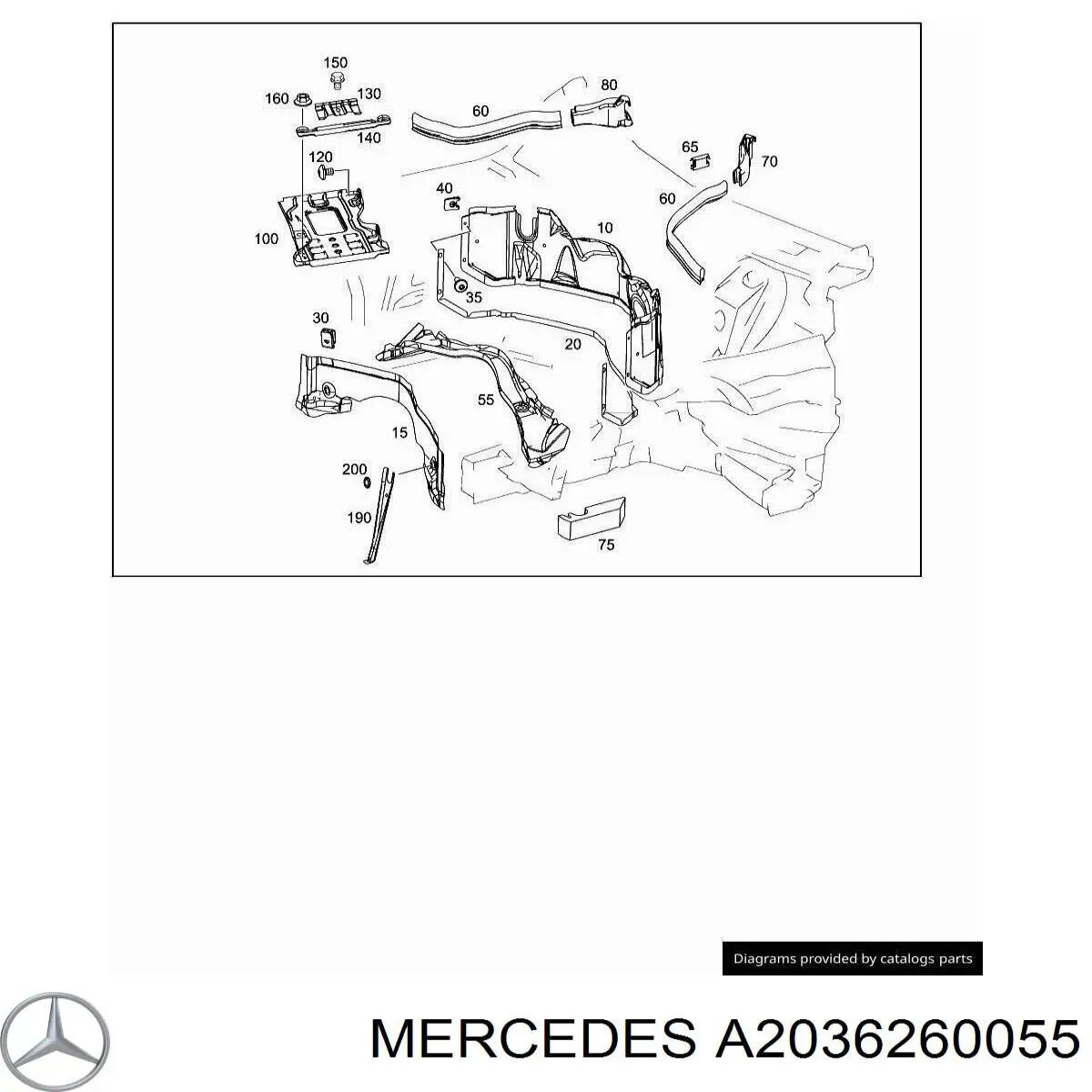 A2036260055 Mercedes 