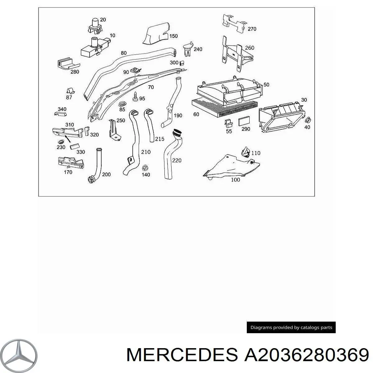A2036280369 Mercedes 