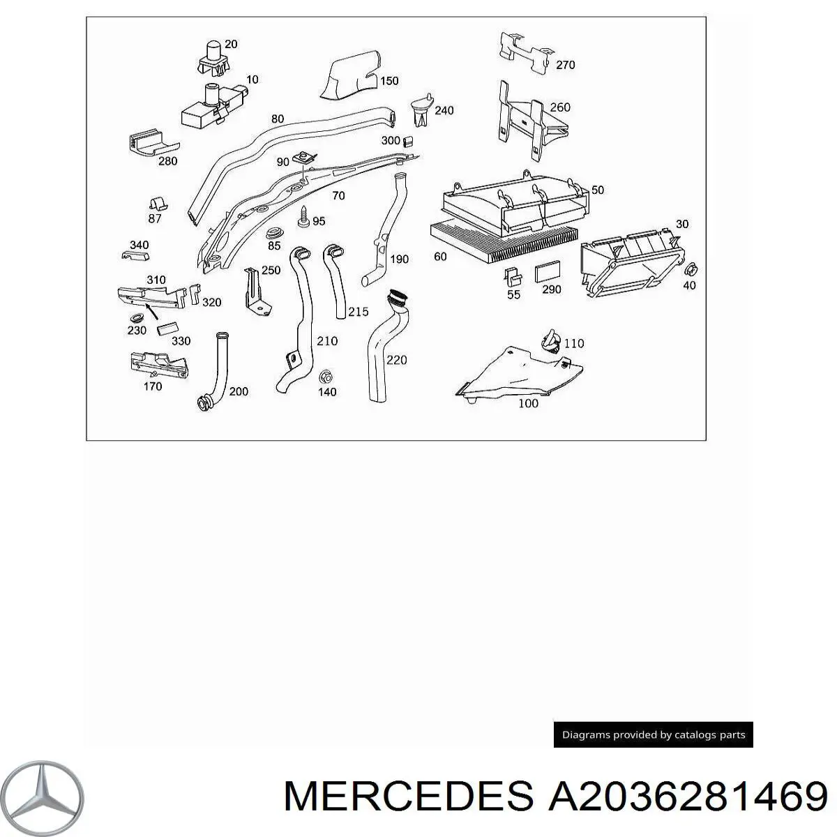 A2036281469 Mercedes 