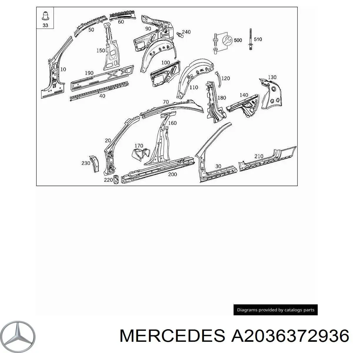 A2036372936 Mercedes 