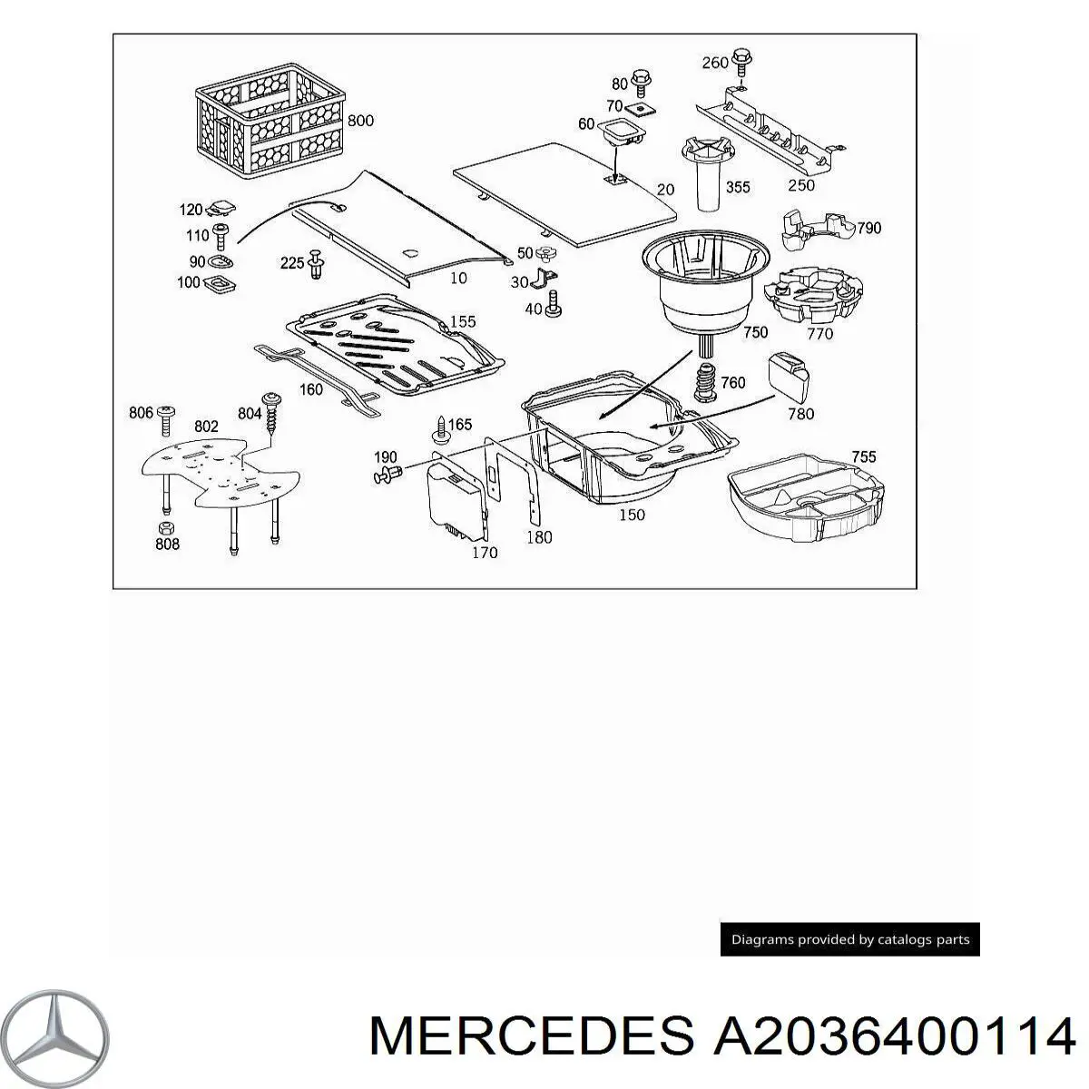 A2036400114 Mercedes 