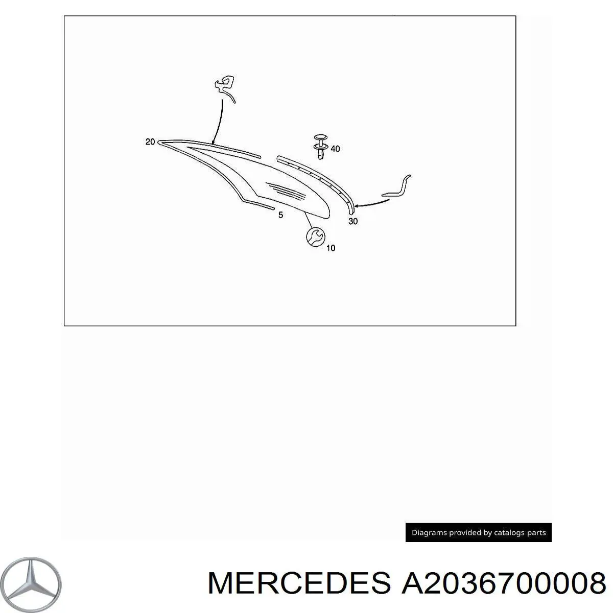 A2036700008 Mercedes 