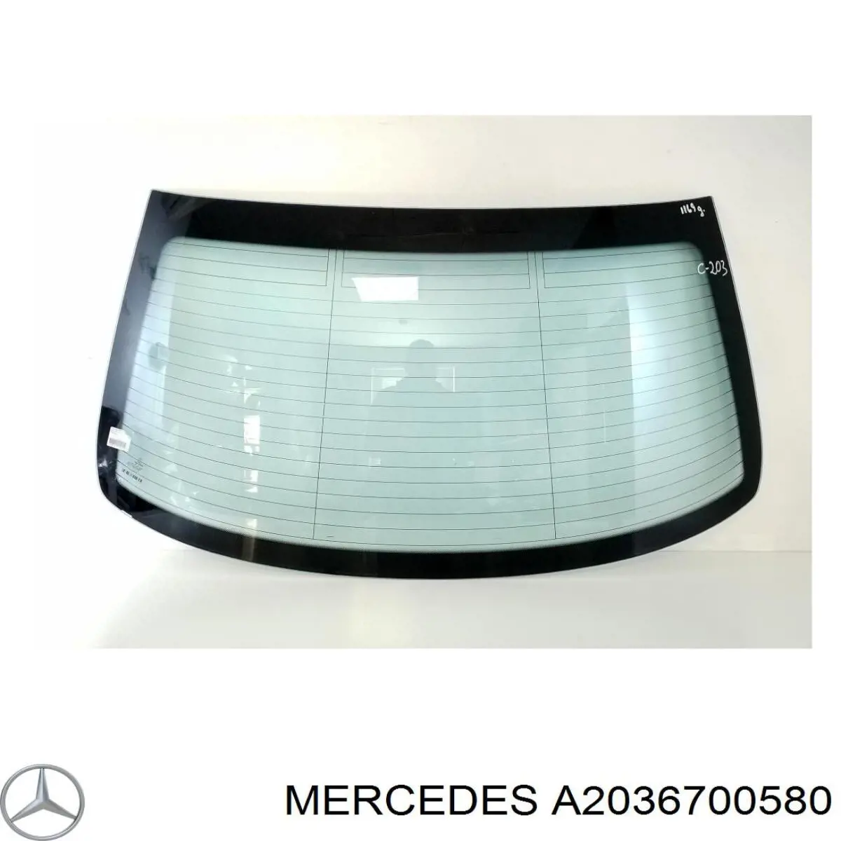 Скло автомобільне заднє Mercedes A2036700000 ціна, від 36.74 USD