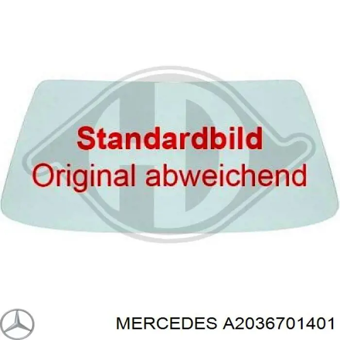 A2036701401 Mercedes Автомобільне скло