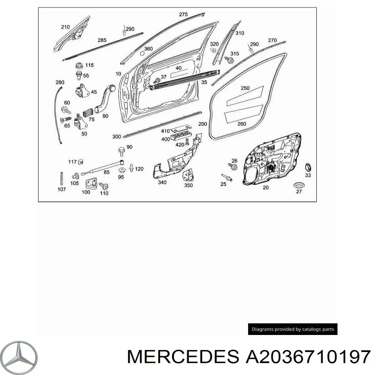 A2036710197 Mercedes 