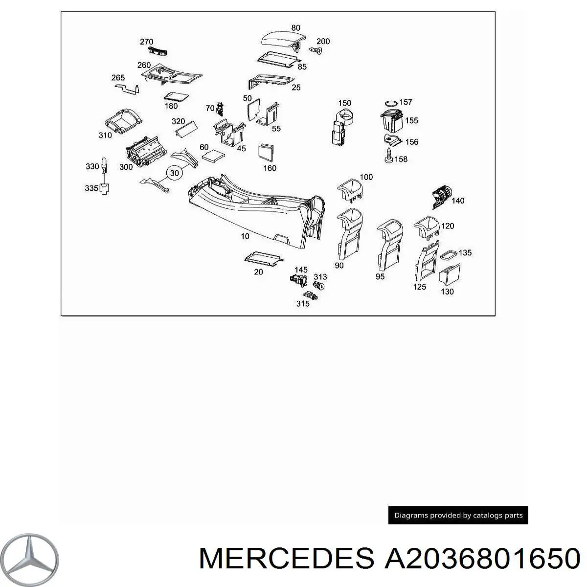 A2036801650 Mercedes 