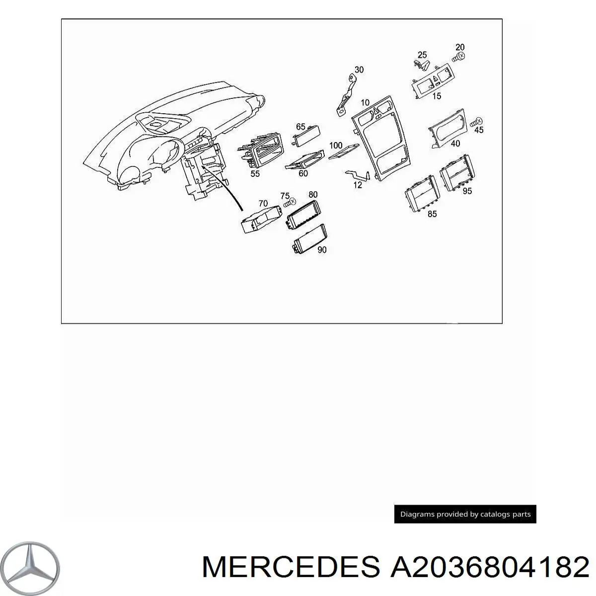 A2036804182 Mercedes 
