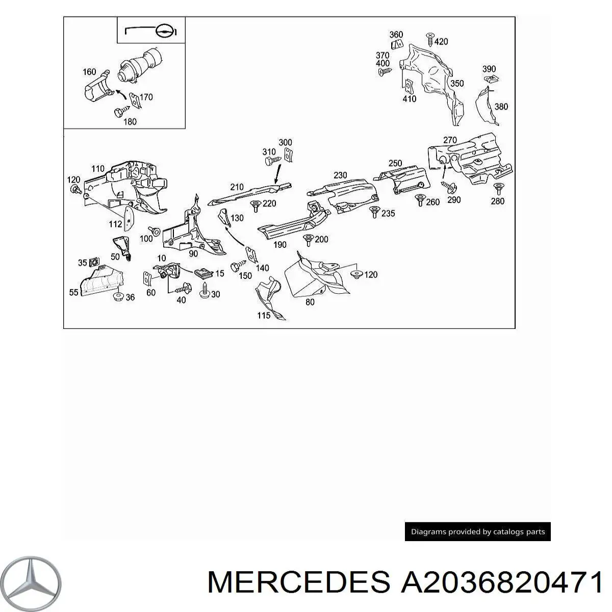 A2036820471 Mercedes 
