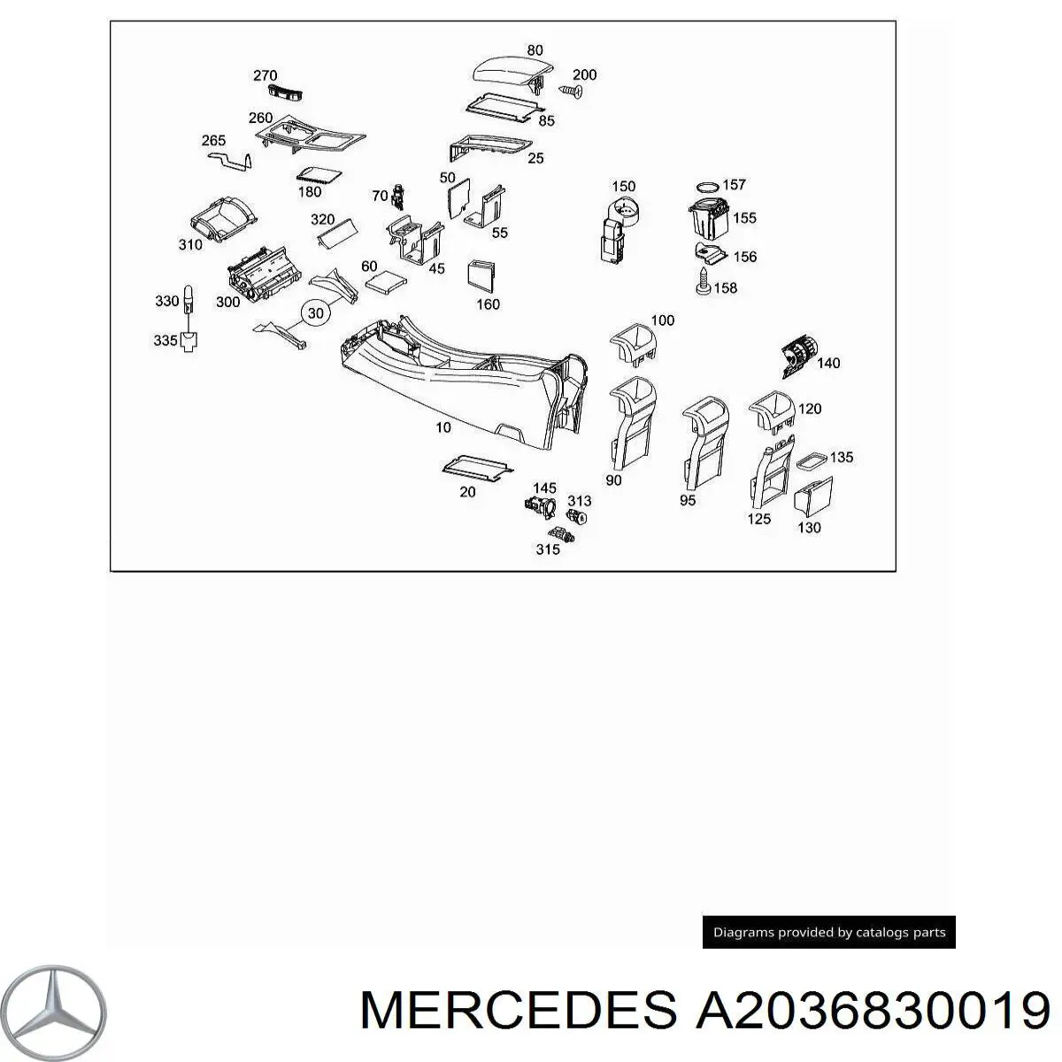 A2036830019 Mercedes 