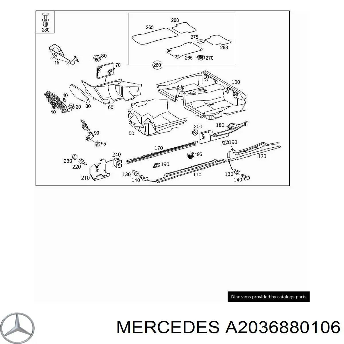 A2036880106 Mercedes 