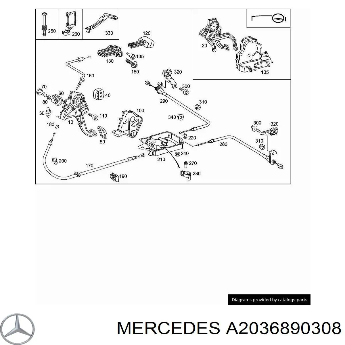 A2036890308 Mercedes 