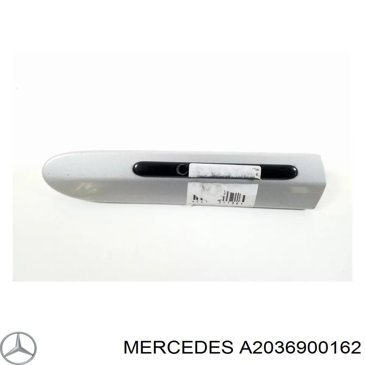 Молдинг переднього лівого крила на Mercedes C (W203)