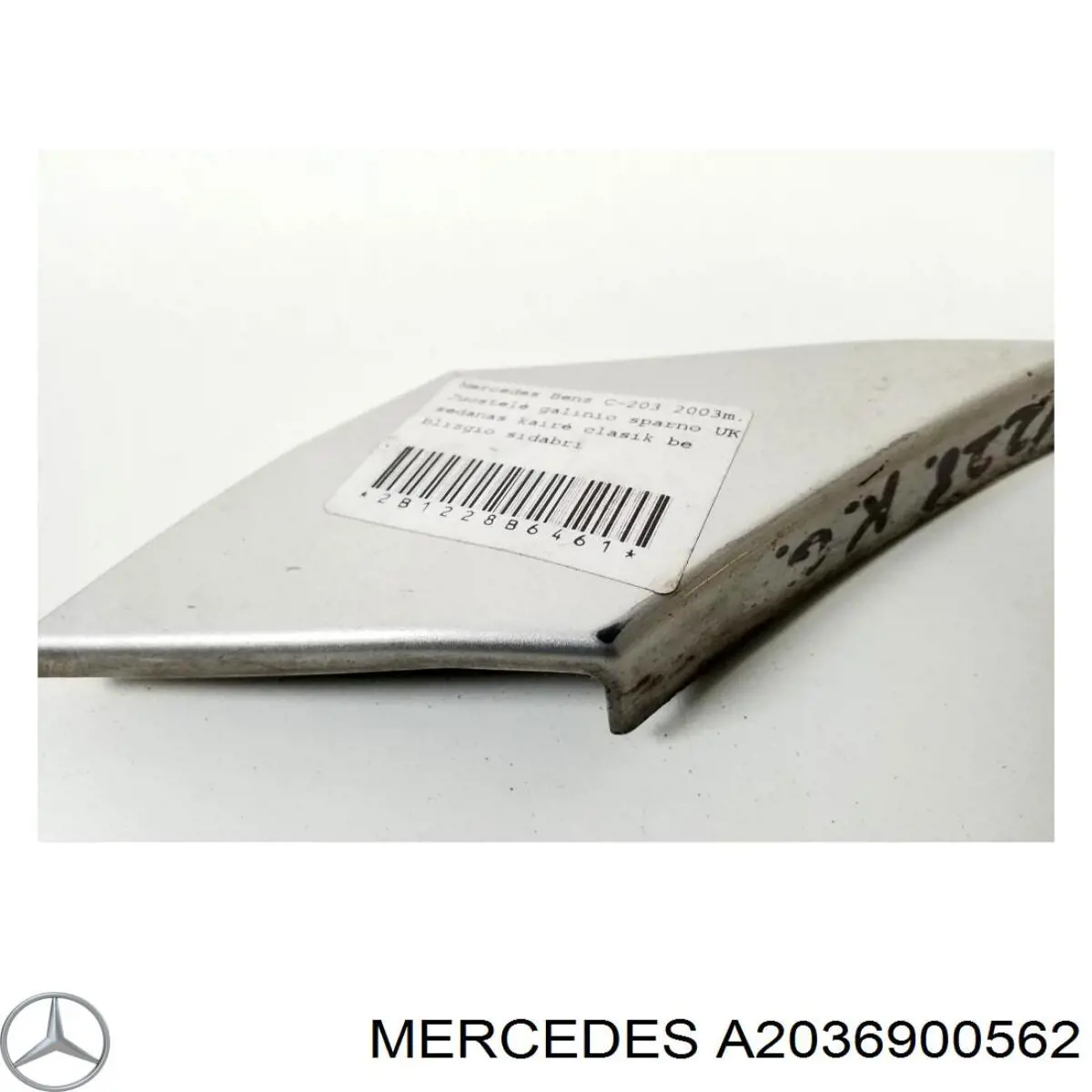 Купити A2036905362 Mercedes Молдинг заднього лівого крила