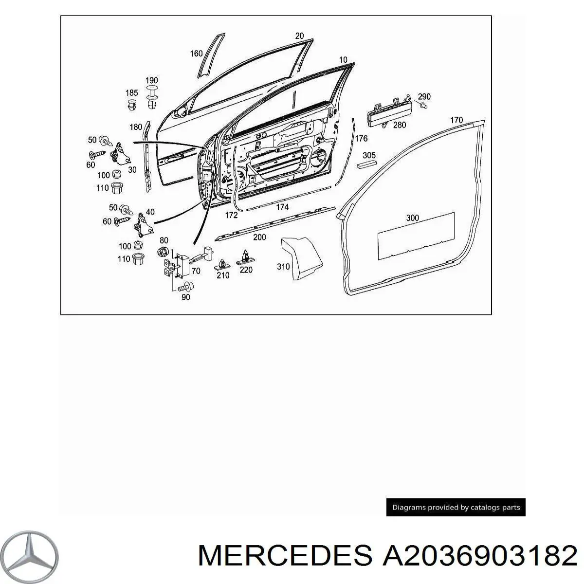 A2036903182 Mercedes 