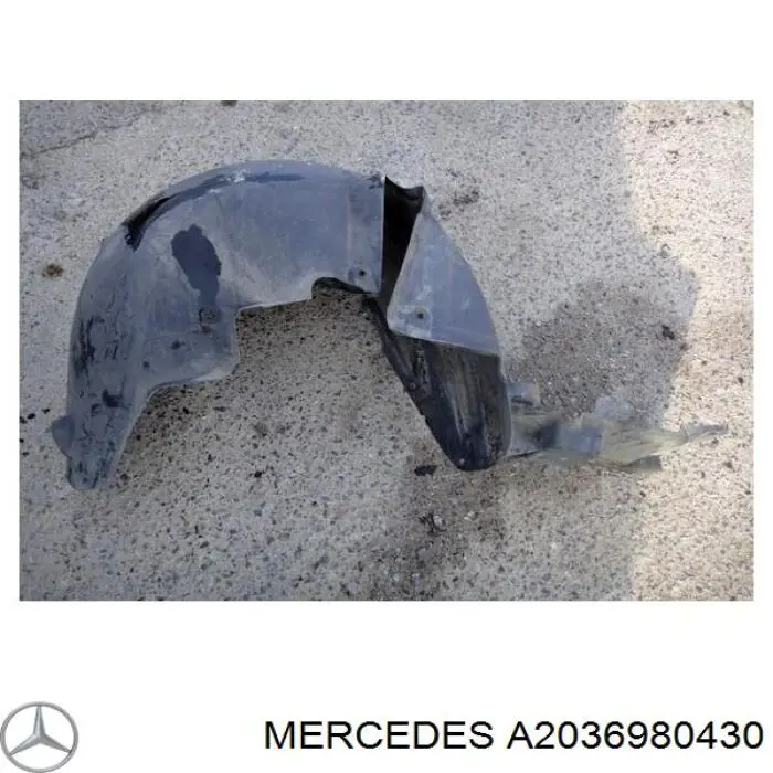 A2036980430 Mercedes Підкрилок задній правий