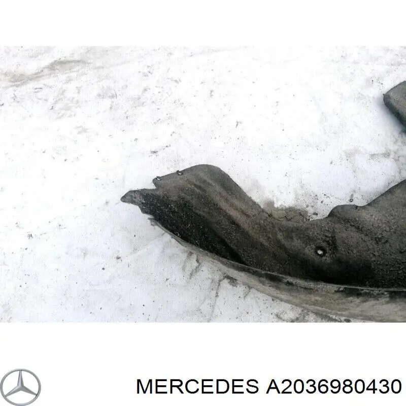 Підкрилок заднього крила, правий Mercedes A2036980430 ціна, від 12.69 USD