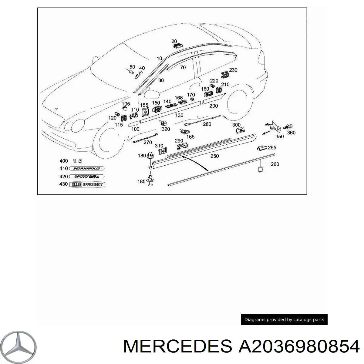 A2036980854 Mercedes 
