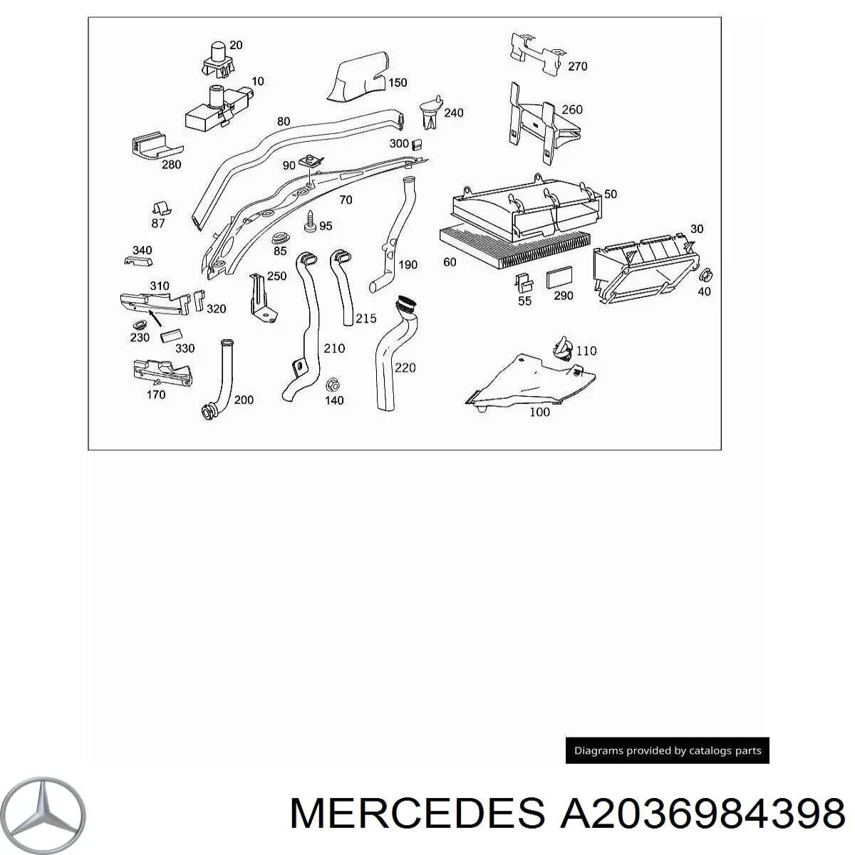 A2036984398 Mercedes 