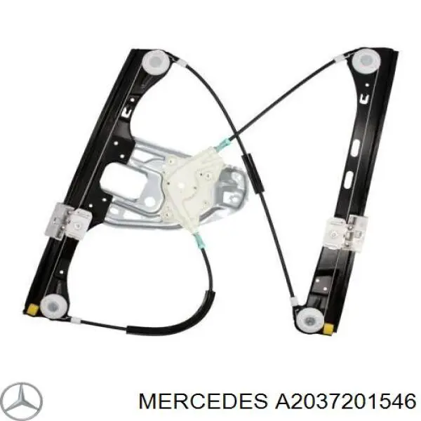 A2037201546 Mercedes механізм склопідіймача двері передньої, лівої