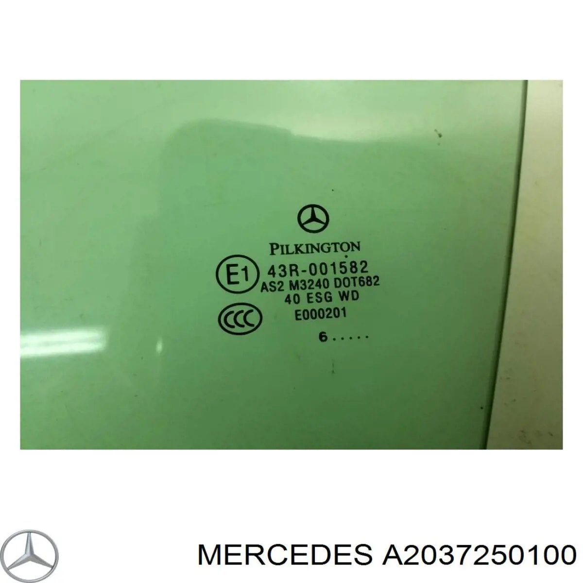 Скло передніх дверей, лівою Mercedes A2037250100 ціна, від 15.20 USD