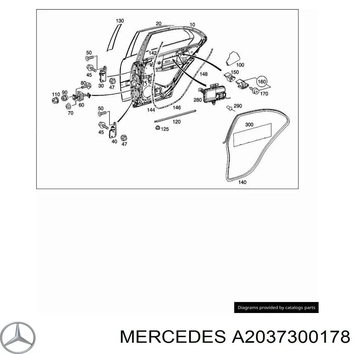 A2037300178 Mercedes 