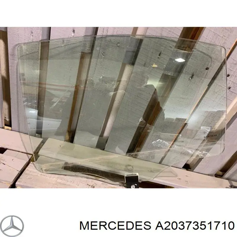A2037350100 Mercedes Скло задніх дверей, лівих