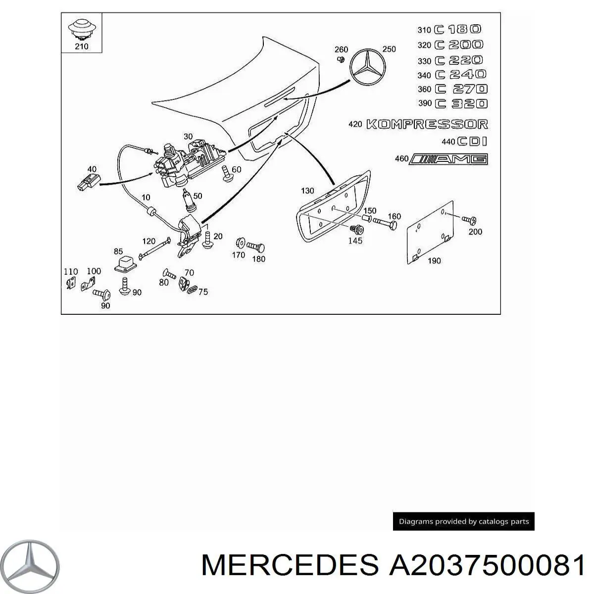 A2037500081 Mercedes 
