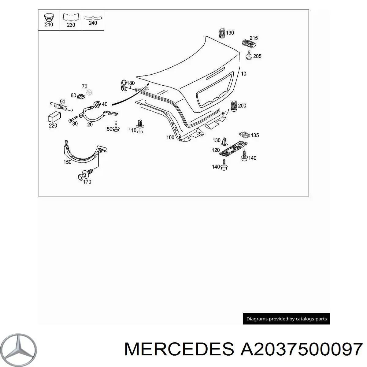  A2037500097 Mercedes