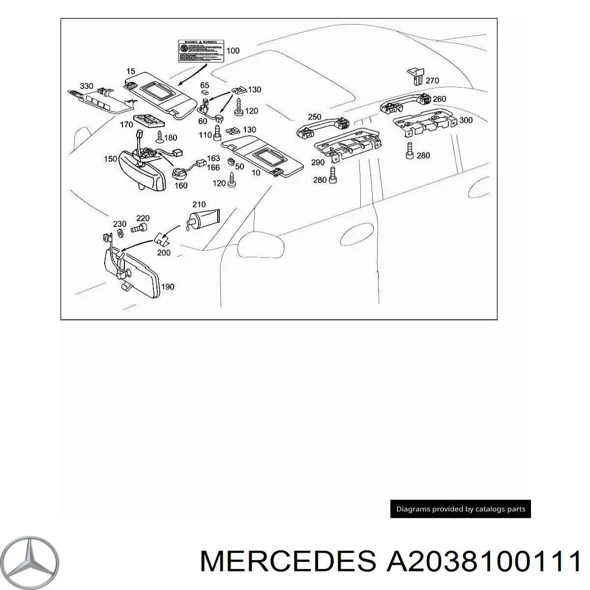  Mercedes A2038100111 ціна, від 5.07 USD