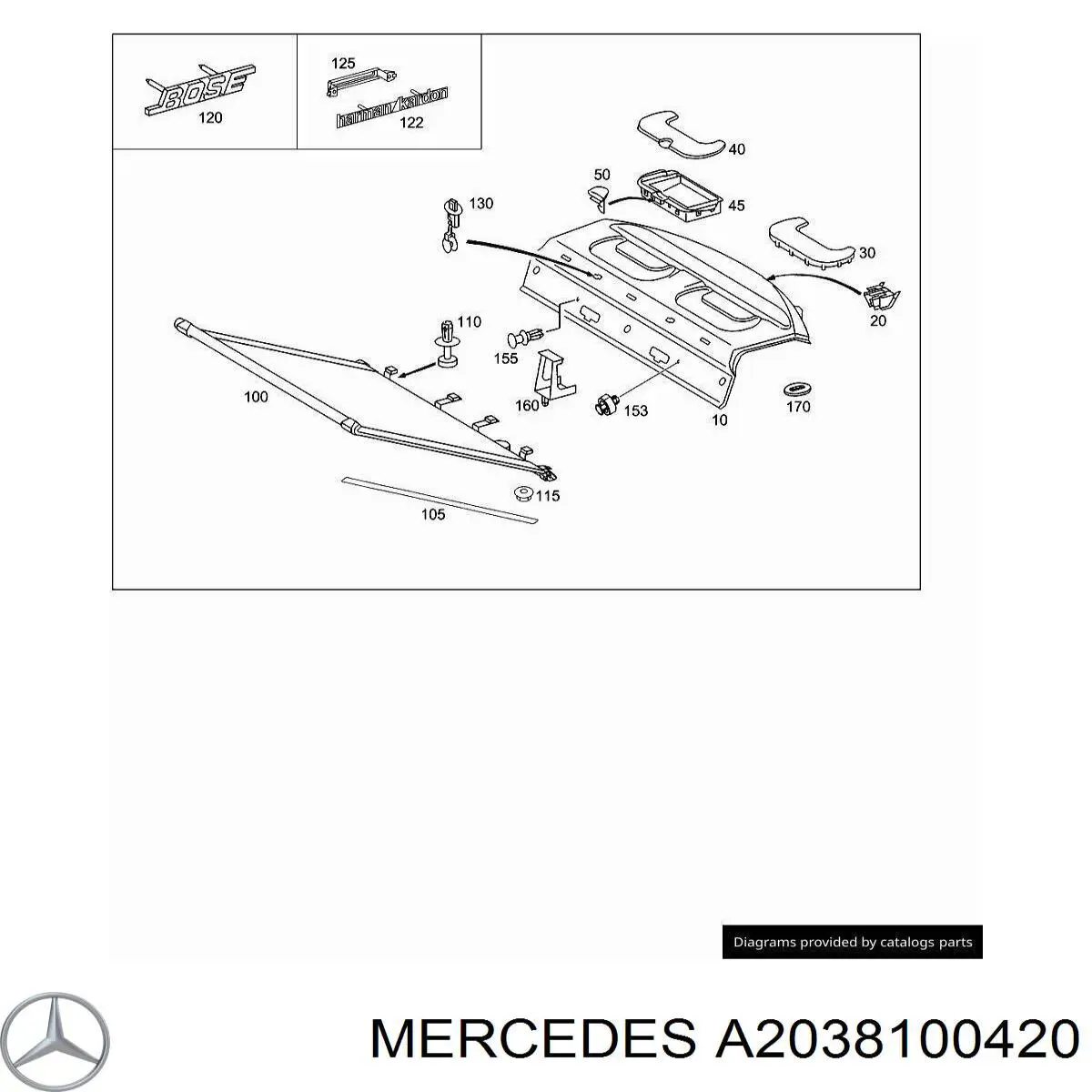  A2038100420 Mercedes