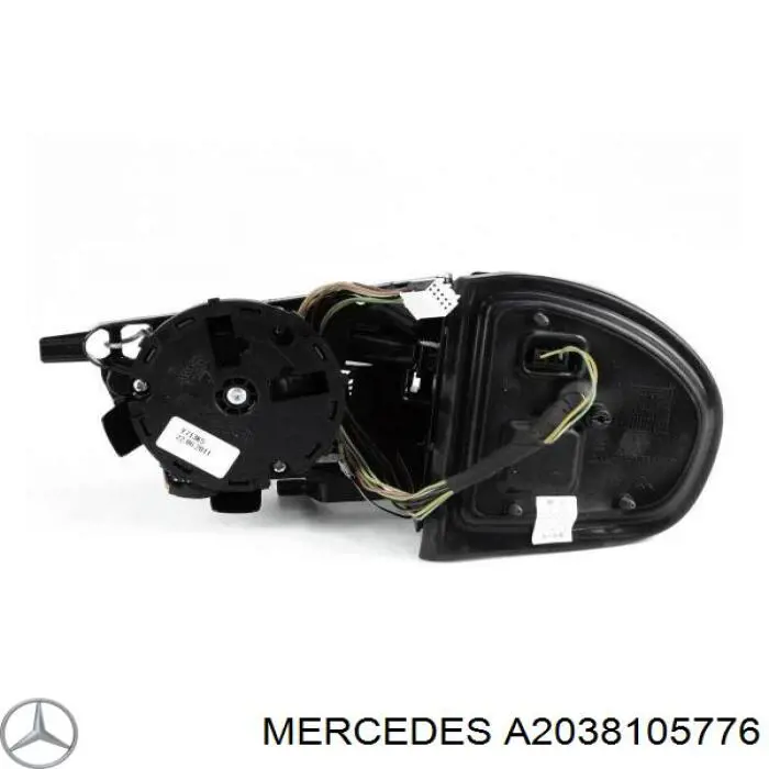 A2038105776 Mercedes Дзеркало заднього виду, ліве