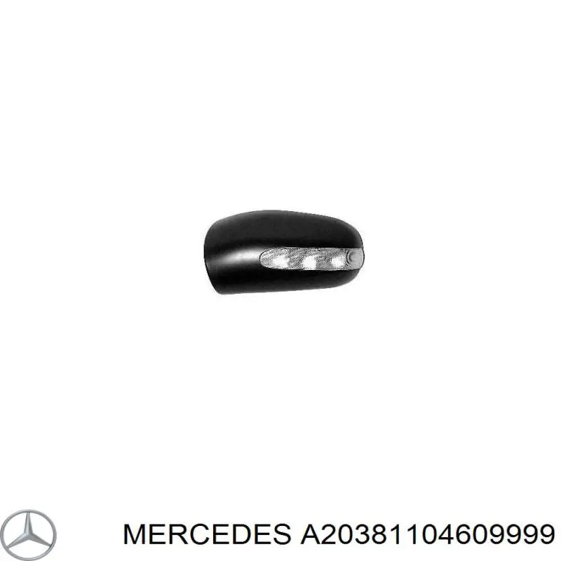 Накладка дзеркала заднього виду, права A20381104609999 Mercedes