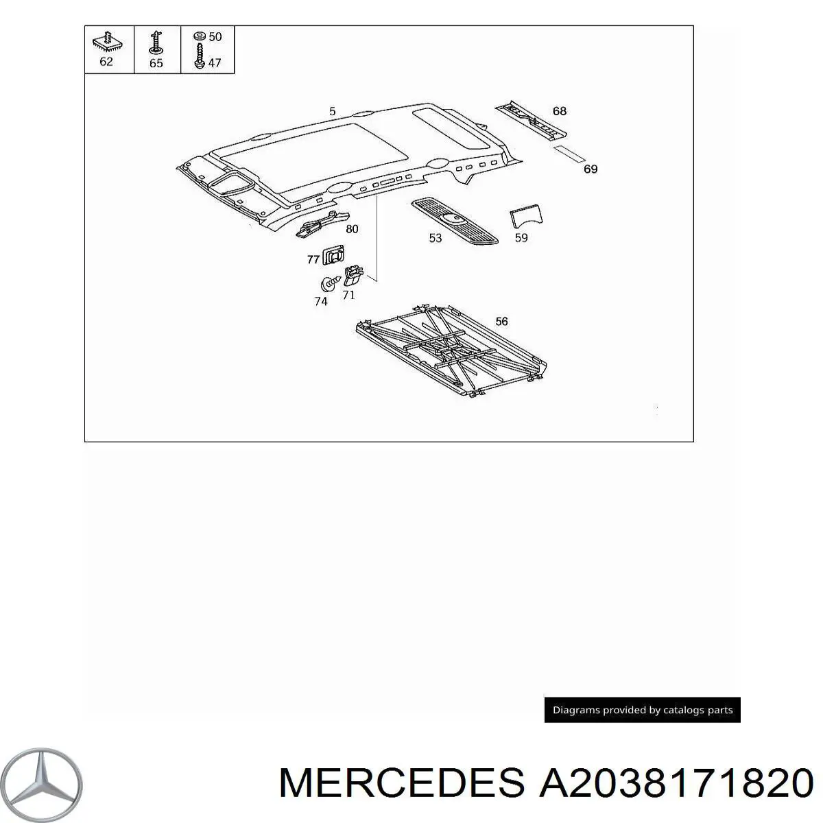 A2218171820 Mercedes 