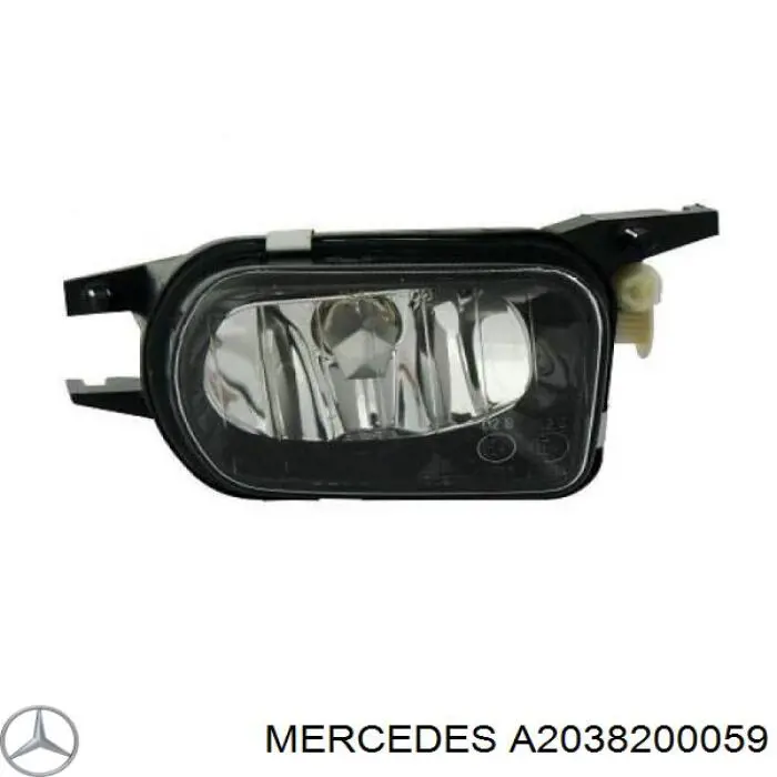 Протитуманка права Mercedes A2038200059 ціна, від 11.29 USD