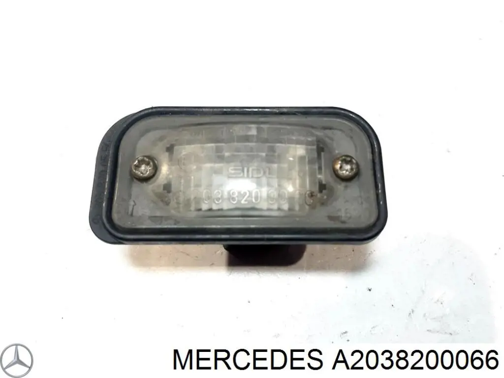 Ліхтар підсвічування заднього номерного знака Mercedes A203820006664 ціна, від 12.67 USD