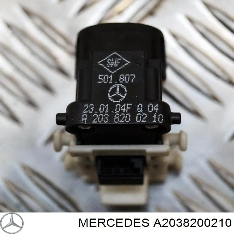 A2038200210 Mercedes кнопка вмикання двигуна склопідіймача передня права