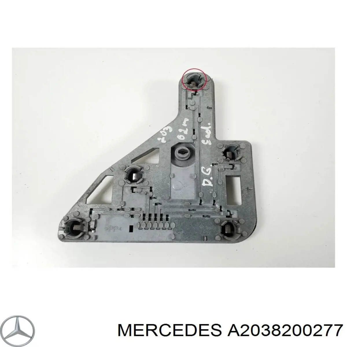 Плата заднього ліхтаря, контактна Mercedes A2038200277 ціна, від 42.66 USD